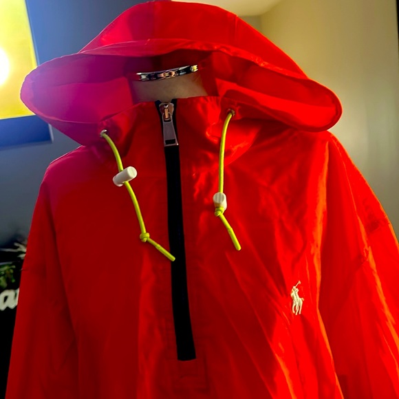 Men’s Ralph Lauren Polo wind breaker 2xl red and blue - Picture 1 of 4